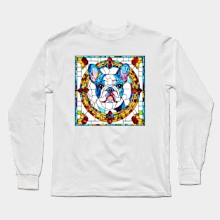 Stained Glass Frenchie Long Sleeve T-Shirt